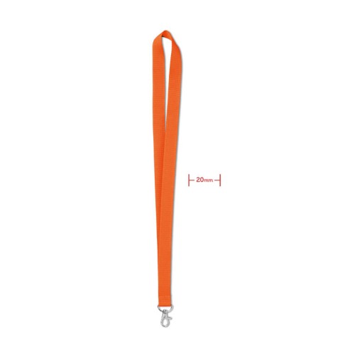 Lanyard 20mm SIMPLE LANY, orange Lanyard 20mm SIMPLE LANY, orange