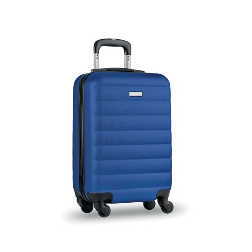 BUDAPEST ABS trolley. 20 inch BUDAPEST, royal blauw