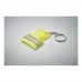 VISIBLE RING Sleutelhanger veiligheidsvest VISIBLE RING, neon geel