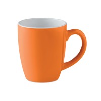 COLOUR TRENT Ceramic coloured mug 290ml COLOUR TRENT, orange