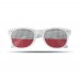 Fan Sonnenbrille FLAG FUN, weiß Fan Sonnenbrille FLAG FUN, weiß