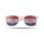 Fan Sonnenbrille FLAG FUN, weiß/blau