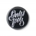 Badge mit Make-up Spiegel MIRROR, mattsilber Badge mit Make-up Spiegel MIRROR, mattsilber