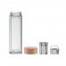 BATUMI GLASS Double wall glass bottle 400ml BATUMI GLASS, transparent