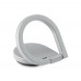 DROP RING Phone holder-stand ring DROP RING, silver