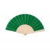FANNY WOOD Manual hand fan wood FANNY WOOD, green
