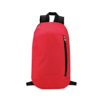 TIRANA Backpack with front pocket TIRANA, red