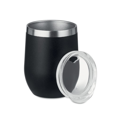 CHIN CHIN Dubbelwandige beker 300ml CHIN CHIN, zwart