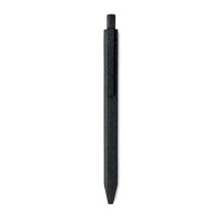 PECAS Wheat Straw/ABS push type pen PECAS, black