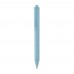 PECAS Wheat Straw/ABS push type pen PECAS, blue