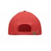 Baseball Kappe 6 Panels TEKAPO, weiß/rot Baseball Kappe 6 Panels TEKAPO, weiß/rot
