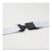 WIDE LANY Lanyard with metal hook 25mm WIDE LANY, white