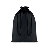 Beutel mit Kordelzug L TASKE LARGE, schwarz