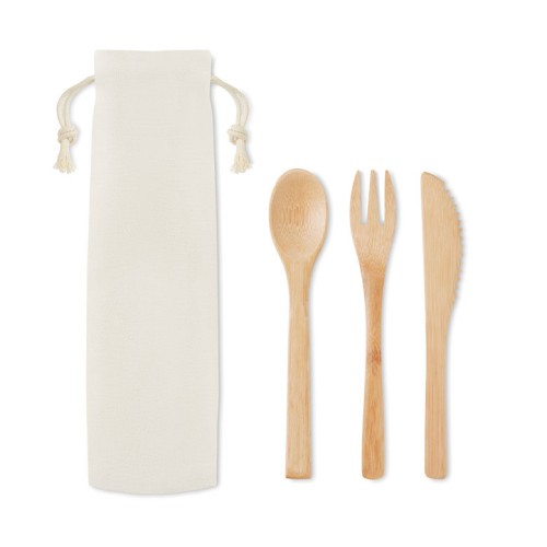 Besteck-Set Bambus SETBOO, beige Besteck-Set Bambus SETBOO, beige