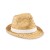 MONTEVIDEO Natural straw hat MONTEVIDEO, white