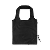 FOLDPET Foldable RPET shopping bag FOLDPET, black