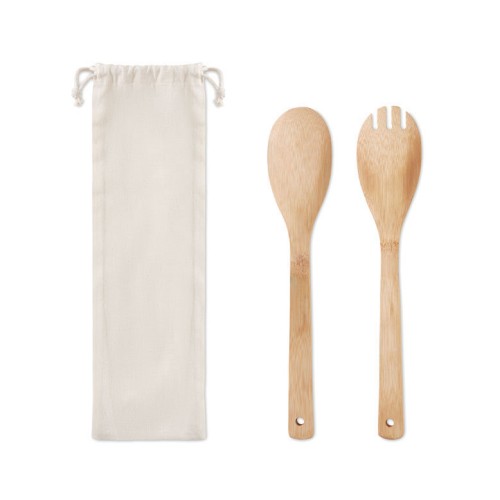 Salatbesteck Bambus MAYEN SET, beige Salatbesteck Bambus MAYEN SET, beige