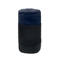 MUSALA RPET RPET fleece travel blanket MUSALA RPET, blue