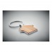 BURNIE House key ring metal bamboo BURNIE, wood