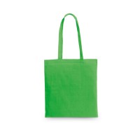 CARACAS. 100% cotton bag (140 g/m²), light green