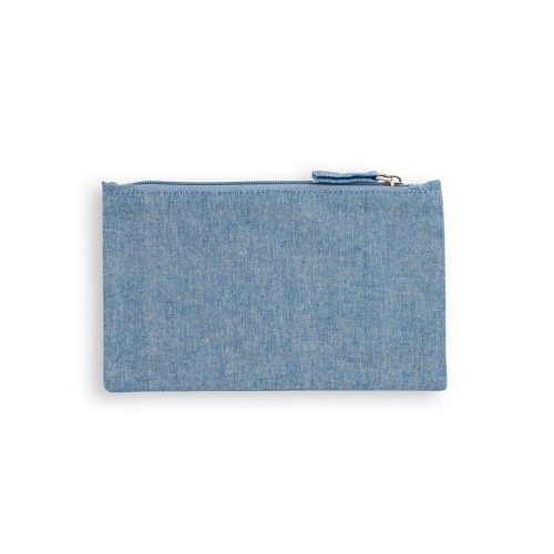 MILLIE. Multifunction bag in recycled cotton (70%) and polyester (30% rPET) (140 g/m²), blue
