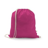 ISTANBUL. Backpack made from recycled cotton (70%) and polyester (30% rPET) (150 g/m²), Rosa