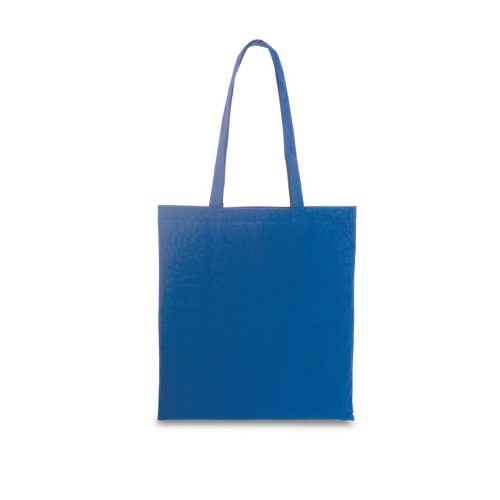CAIRO. Bag in recycled cotton (70%) and polyester (30% rPET) (180 g/m²), royal blue