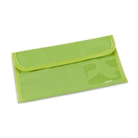 AIRLINE. 600D travel document bag, light green