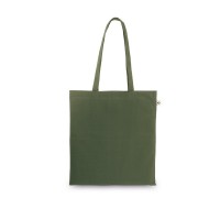 MEXICO. Bag made from recycled cotton (70%) and polyester (30% rPET) (150 g/m²), khaki