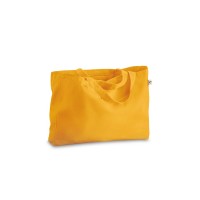 CAMDEN. Cotton (50%). recycled cotton (30%) and polyester (20% rPET) bag (280 g/m²), yellow