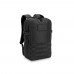 EDINBURGH BPACK. Rugzak in militaire stijl van 600D gerecycled polyester met hoge dichtheid en voering van 210D gerecycled polyester 17.3“, zwart
