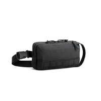 EDINBURGH. Heuptas van 600D gerecycled polyester met hoge dichtheid en 210D gerecyclede polyester voering, zwart