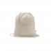 SALAMANCA. Drawstring bag in recycled cotton (70%) and polyester (30% rPET) (150 g/m²), Naturhell