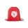 OTTAWA. Drawstring tas, rood