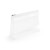 CHASTAIN. Doorzichtig. EVA etui met rits en metalen handvat, wit