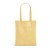 RYNEK. Tas met gerecycled katoen (70%). polyester (30% rPET) (140 g/m²), geel
