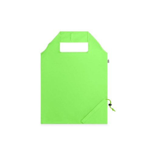 BEIRA. 190T gerecycled polyester (100% rPET) opvouwbare tas, lichtgroen