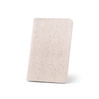 ORGANIC SOFT. A6 notepad with flexible cover made from organic elephant matter (80%), Naturhell
