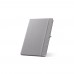 ANNE. A5 notitieblok in gerecycled polyester (100% rPET) met gelinieerde pagina's, grijs