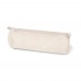SCHOOLI. 100% cotton canvas pencil case (290 g/m²) with a cylindrical design, Naturhell