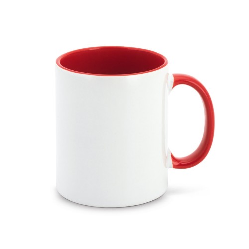 MOCHA. Ceramic mug ideal for sublimation, red