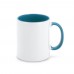 MOCHA. Ceramic mug ideal for sublimation, Light Blue MOCHA. Ceramic mug ideal for sublimation, Light Blue