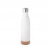 SOLBERG. Roestvrijstalen thermosfles met kurk 560 ml, wit