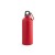 COLLINA. Aluminium bottle with carabiner 540 mL, red