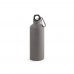 COLLINA. Aluminium bottle with carabiner 540 mL, Dunkelgrau