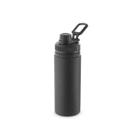 FEDERER. Bottle in 90% recycled stainless steel 570 mL, black
