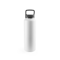 SINNER. 90% recycled stainless steel bottle with a large capacity of up to 1200 mL, White