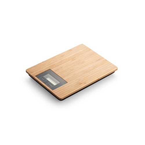 HEISENBERG. Bamboo digital kitchen scale, nature