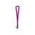 ANQUETIL. Polyester lanyard with metal carabiner, violet