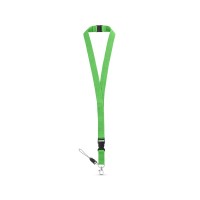 MURRAY. Polyester lanyard met metalen karabijnhaak, lichtgroen